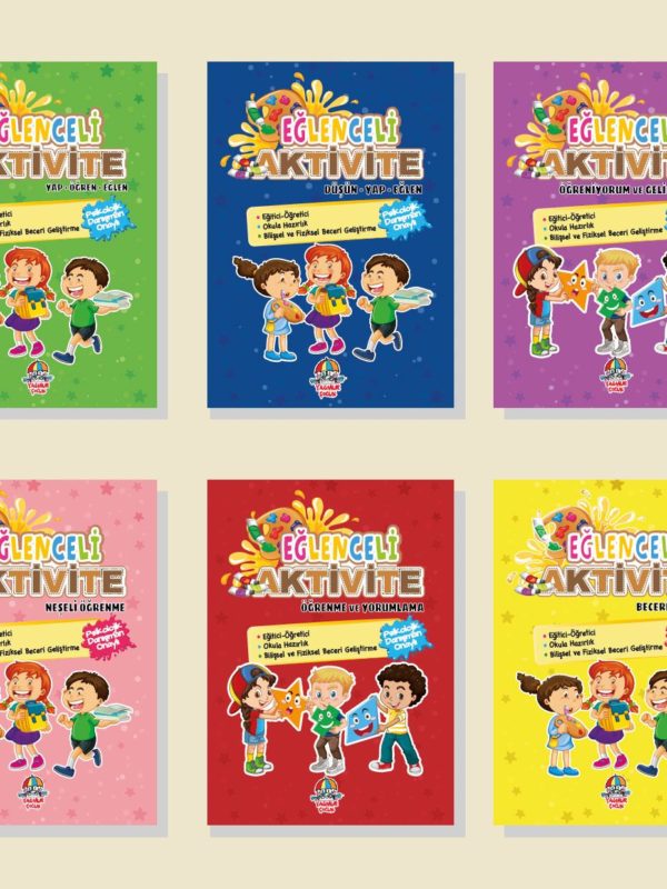Eğlenceli Aktivite Serisi 6 Kitap Set