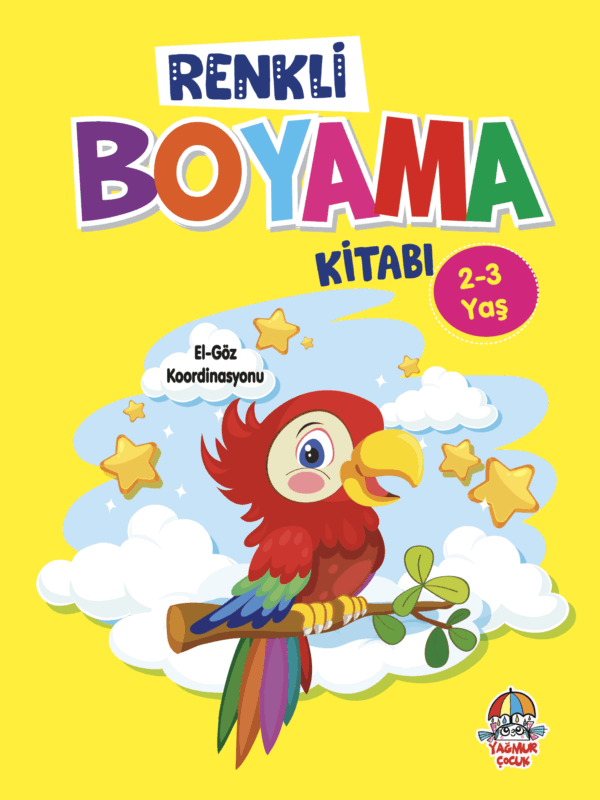 Renkli Boyama Kitabı (2-3 Yaş)