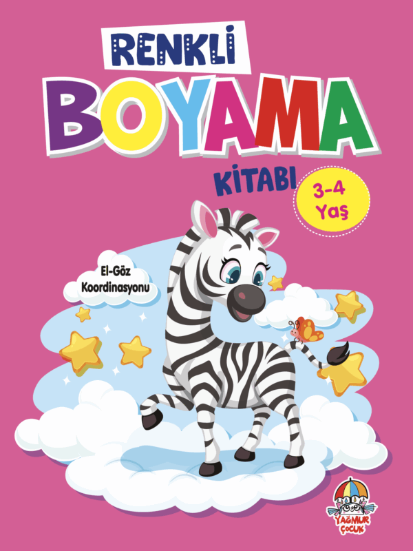 Renkli Boyama Kitabı (3-4 Yaş)