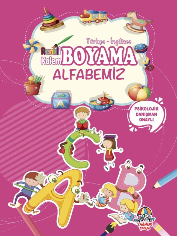 Renkli Kalem Boyama-Alfabemiz